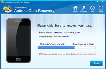 Image 0 pour Potatoshare Android Data …