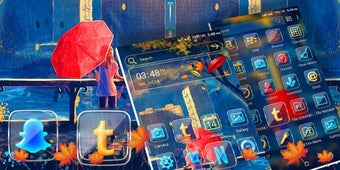 Immagine 0 per Rainy Launcher Theme