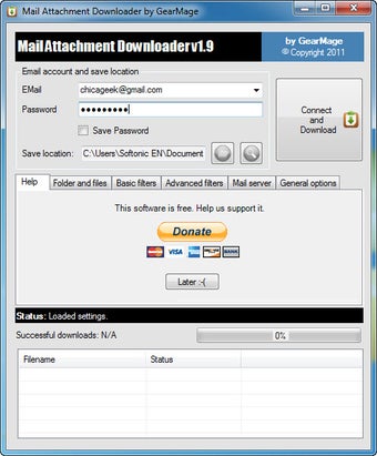 Mail Attachment Downloader