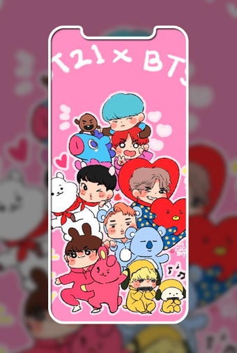 Cute Lol BT21 Wallpaper