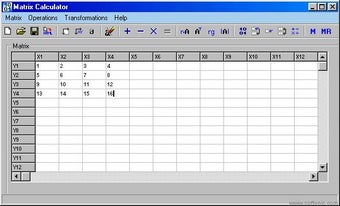 Matrix Calculator Snapshots 1