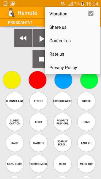 iptv box remote