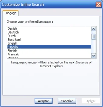 Imagen 0 para Inline Search