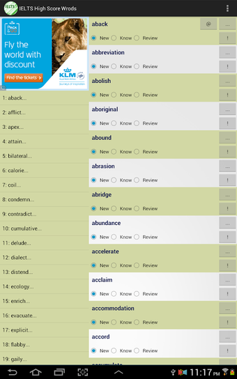 IELTS High Score Words