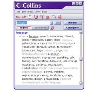 Bild 0 für Collins English Thesaurus