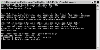 Imagen 1 para TestDisk