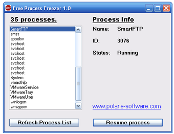 Free Process Freezer的第0张图片