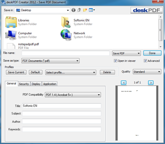 Obraz 17 dla deskPDF Creator