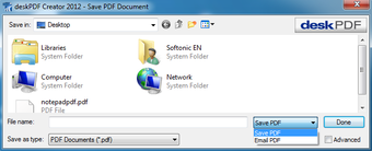 Image 1 for deskPDF Creator