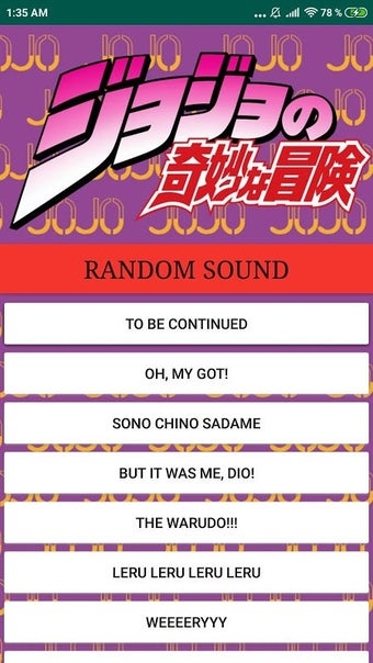 JoJo soundboard