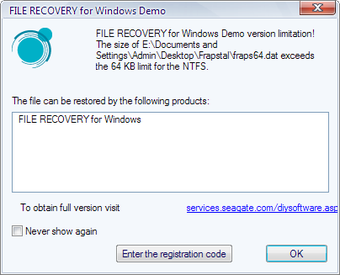 Bild 4 für Seagate File Recovery