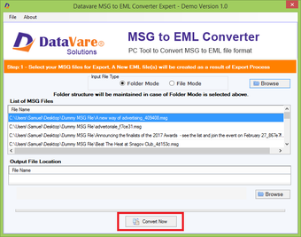 Obraz 0 dla DataVare MSG to EML Conve…