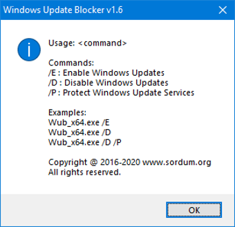 Windows Update Blocker