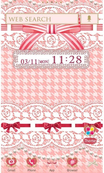 Image 0 for Ribbons and Lace Wallpape…