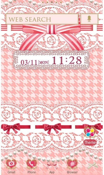 Obraz 0 dla Ribbons and Lace Wallpape…