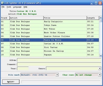 Immagine 1 per CUE Splitter
