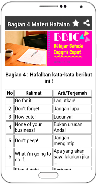 Bild 0 für Belajar Bahasa Inggris ba…