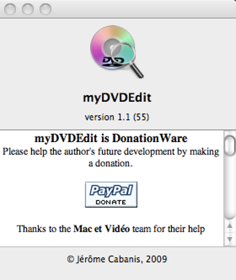 Immagine 0 per myDVDEdit