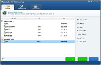 Image 1 for Free Any Data Recovery
