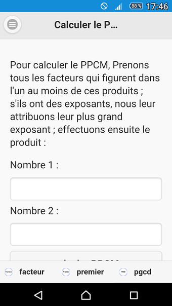Obraz 0 dla Nombre premier, Facteurs …