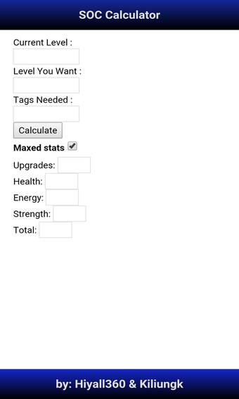 Bild 0 für SOC Calculator