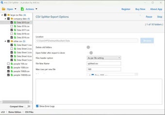 Image 0 pour 4n6 CSV Splitter
