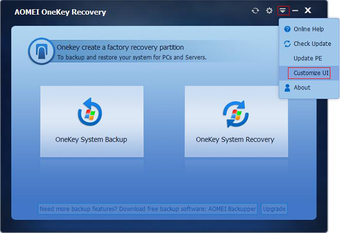 Obraz 0 dla AOMEI OneKey Recovery