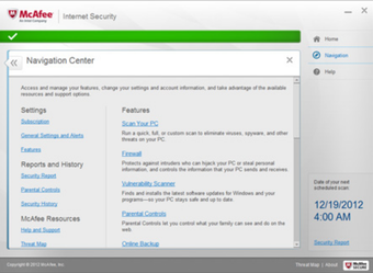 McAfee Internet Security …的第2张图片