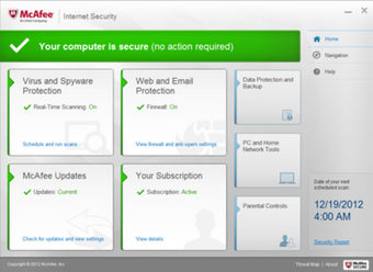 McAfee Internet Security …的第1张图片
