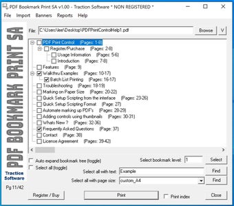 Bild 0 für PDF Bookmark Print SA