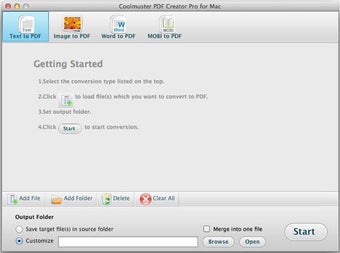 Coolmuster PDF Creator Pro for Mac