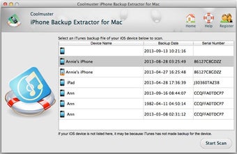 Coolmuster iPhone Backup Extractor for Mac