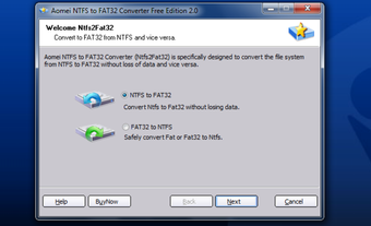 Obraz 0 dla Aomei NTFS to FAT32 Conve…