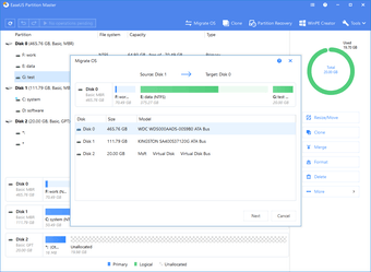 Image 0 pour EASEUS Partition Master