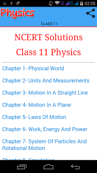 Immagine 0 per Class 11 Physics Solution…