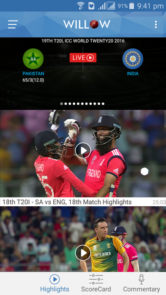 Live cricket match streaming free online