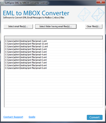Bild 0 für SoftSpire EML to MBOX Con…