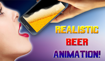 Drink virtual beer prank