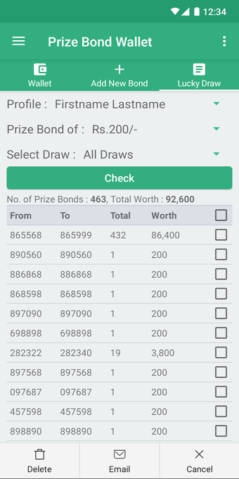 Imagen 4 para Prize Bond Wallet