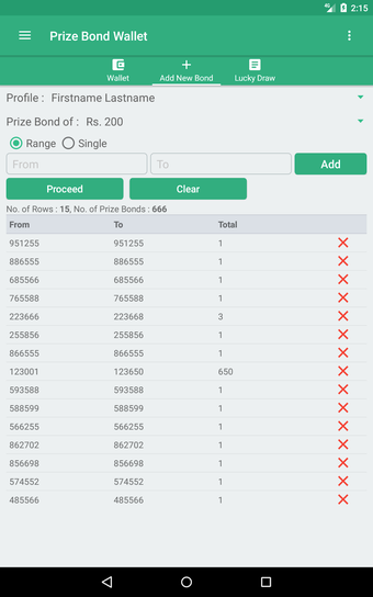 Imagen 11 para Prize Bond Wallet