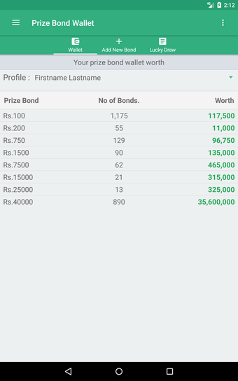 Obraz 5 dla Prize Bond Wallet