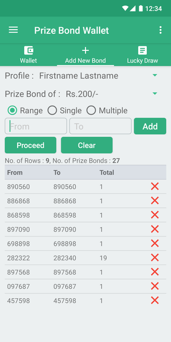 Imagen 3 para Prize Bond Wallet
