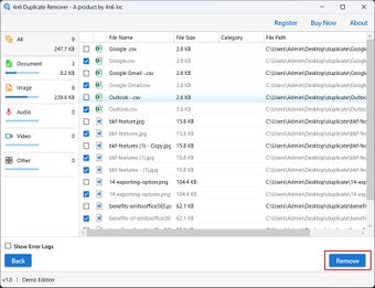Obraz 0 dla 4n6 Duplicate Remover