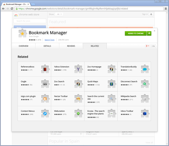 Image 0 for Bookmark Manager Extensio…
