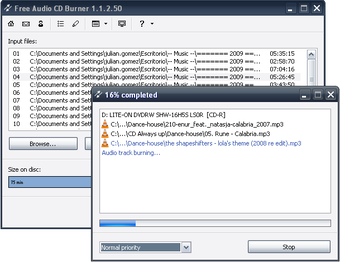 Immagine 1 per Free Audio CD Burner
