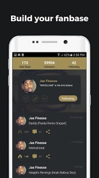 Image 1 pour Rapchat  record music bea…
