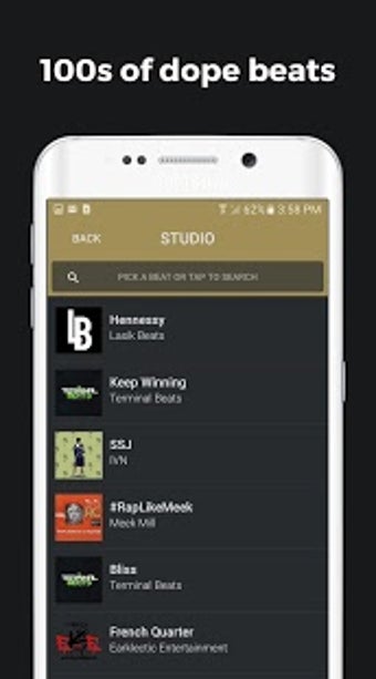 Image 4 pour Rapchat  record music bea…