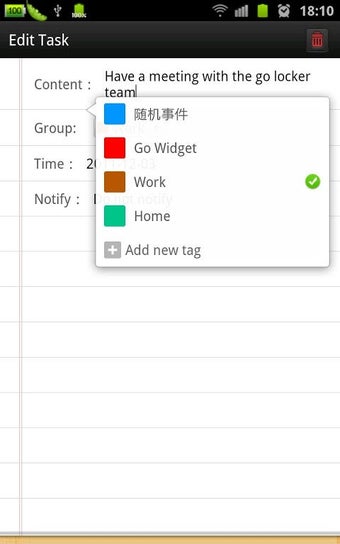 Imagen 0 para GO Note Widget