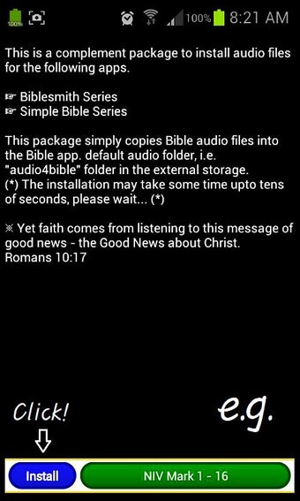 Bild 0 für Audio4Bible - Mark (NIV)