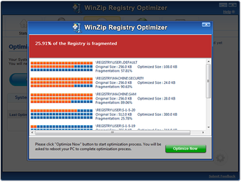 WinZip Registry Optimizerの画像0